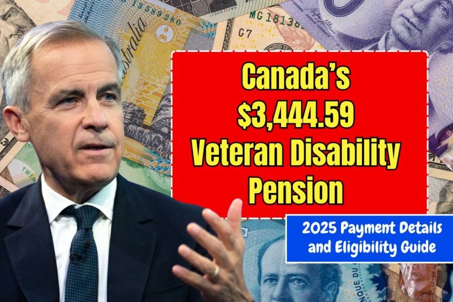Canada’s $3,444.59 Veteran Disability Pension- 2025 Payment Details and Eligibility Guide
