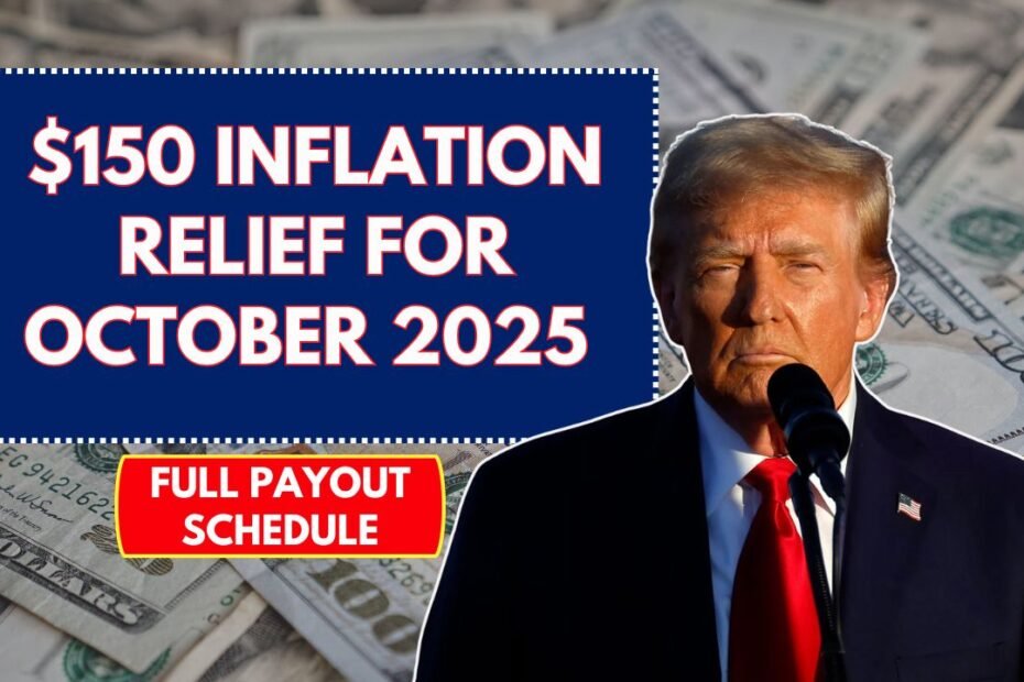 $150 Inflation Relief for October 2025 – Full Payout Schedule and Eligibility