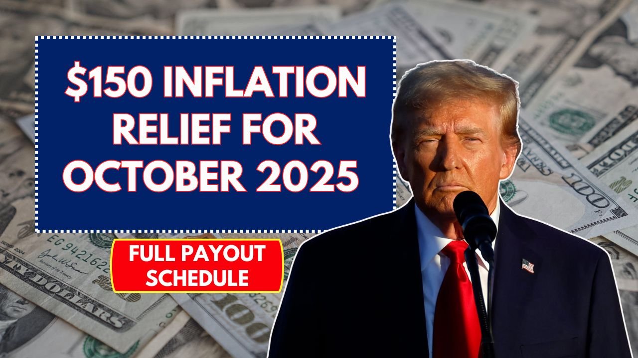 $150 Inflation Relief for October 2025 – Full Payout Schedule and Eligibility