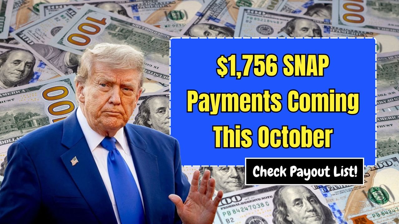 $1,756 SNAP Payments Coming This October – Check If You’re on the Payout List!
