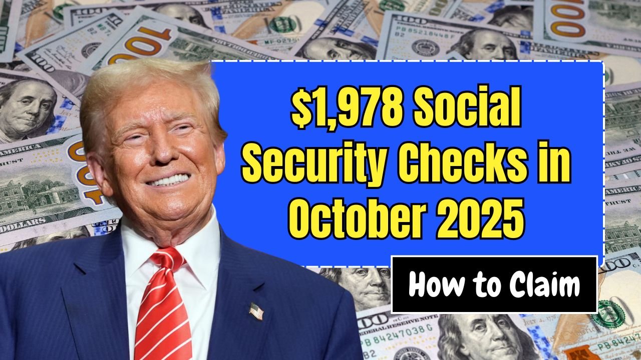 $1,978 Social Security Checks in October 2025 – Eligibility, Dates, and How to Claim