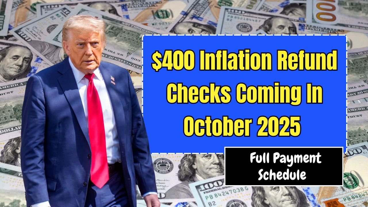 $400 Inflation Refund Checks Coming In October 2025 – Full Payment Schedule Released