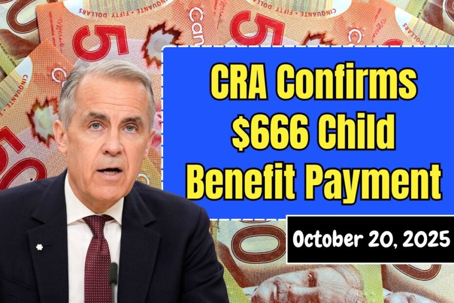CRA Confirms $666 Child Benefit Payment on October 20, 2025 – Families Celebrate Upcoming Deposit Dates