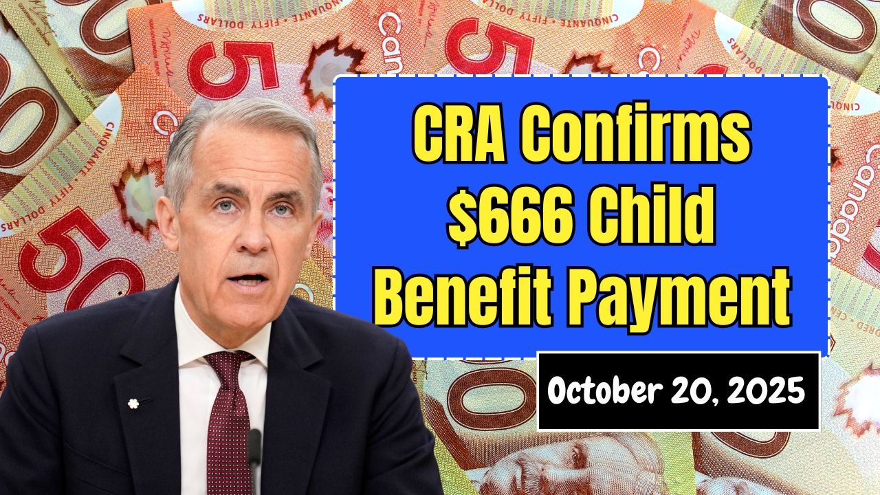 CRA Confirms $666 Child Benefit Payment on October 20, 2025 – Families Celebrate Upcoming Deposit Dates