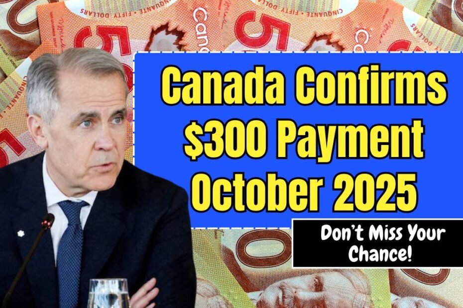 Canada Confirms $300 Payment October 2025 – Don’t Miss Your Chance!