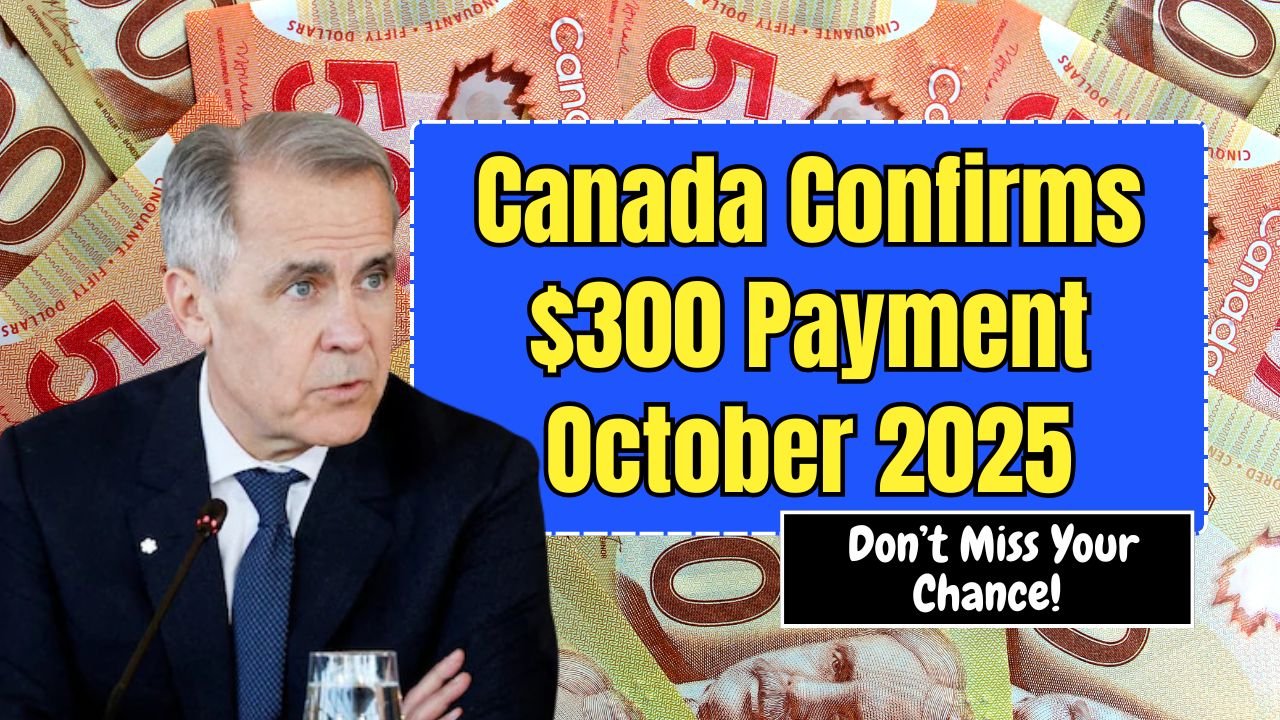 Canada Confirms $300 Payment October 2025 – Don’t Miss Your Chance!