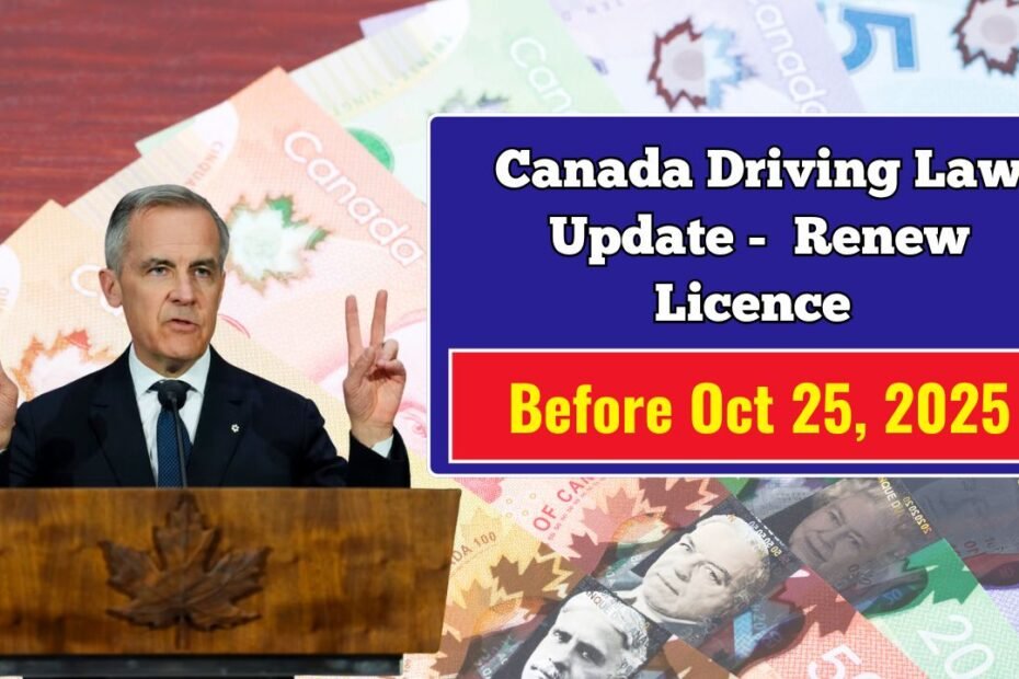 Canada Driving Law Update – Urgent Warning for Seniors to Renew Licence Before Oct 25, 2025
