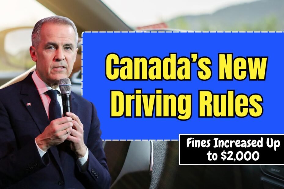 Canada’s New Driving Rules Effective October 2025 – Fines Increased Up to $2,000
